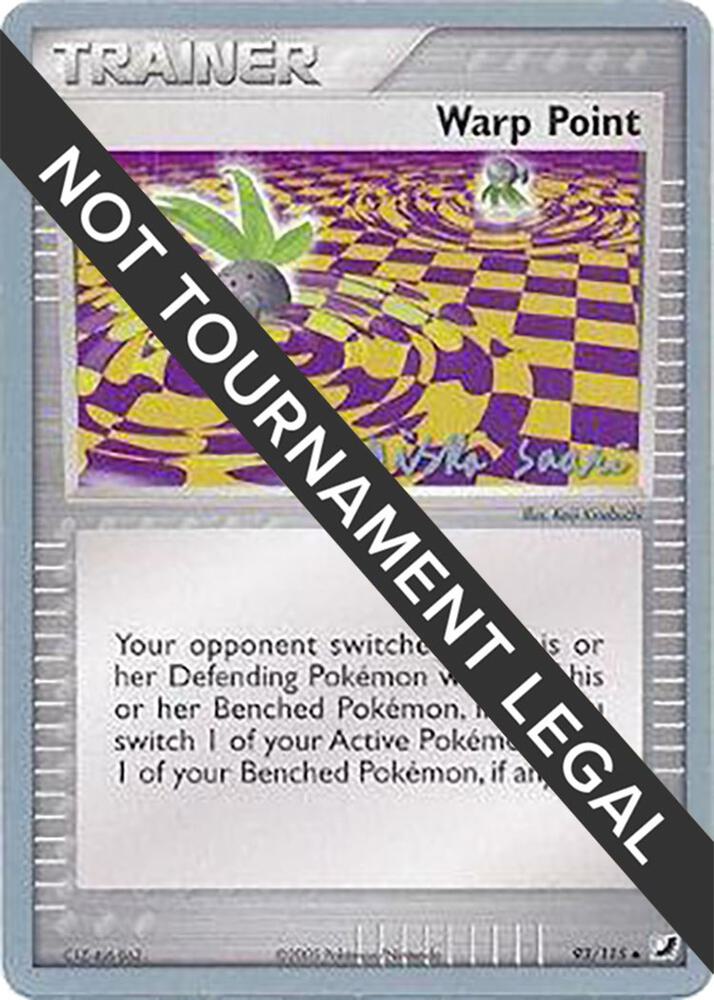 Warp Point - 2006 (Miska Saari) 93/115 Uncommon World Championship Decks Pokémon card