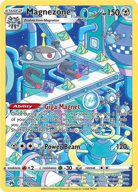 Magnezone GG18/GG70 Ultra Rare Galarian Gallery Pokémon card