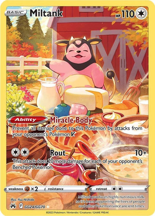 Miltank GG24/GG70 Ultra Rare Galarian Gallery Pokémon card