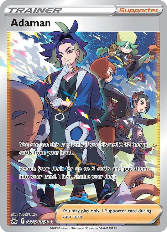 Adaman GG57/GG70 Ultra Rare Galarian Gallery Pokémon card