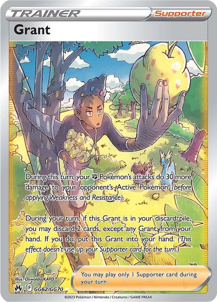 Grant GG62/GG70 Ultra Rare Galarian Gallery Pokémon card