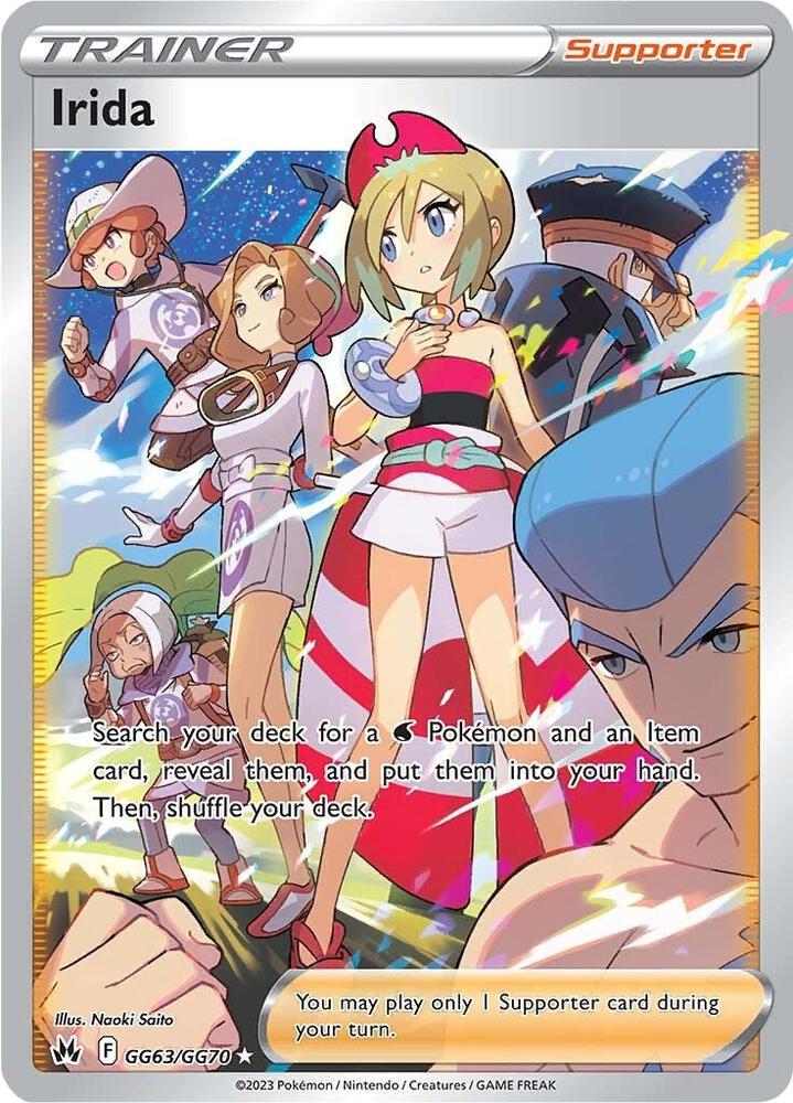 Irida GG63/GG70 Ultra Rare Galarian Gallery Pokémon card