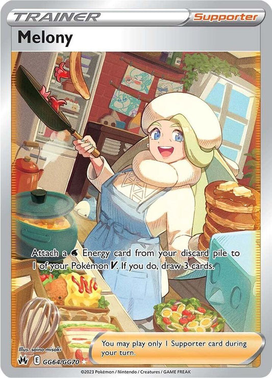 Melony GG64/GG70 Ultra Rare Galarian Gallery Pokémon card