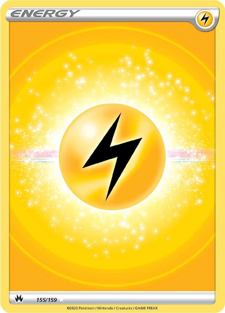 Lightning Energy (Texture Full Art) 155/159 Ultra Rare Crown Zenith Pokémon card