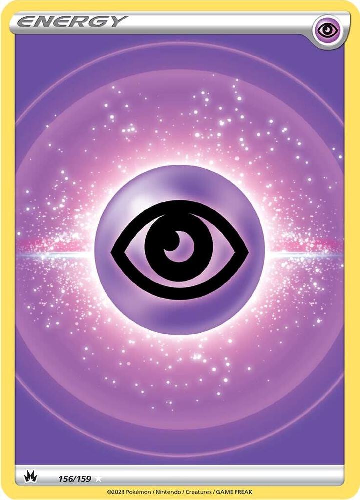 Psychic Energy (Texture Full Art) 156/159 Ultra Rare Crown Zenith Pokémon card