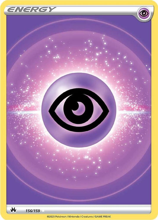 Psychic Energy (Texture Full Art) 156/159 Ultra Rare Crown Zenith Pokémon card