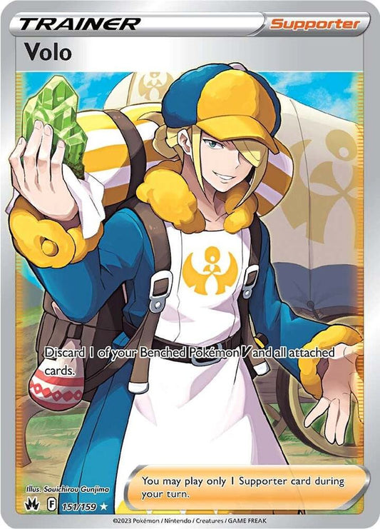 Volo (Full Art) 151/159 Ultra Rare Crown Zenith Pokémon card