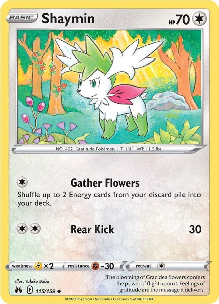 Shaymin - 115/159 Uncommon Crown Zenith