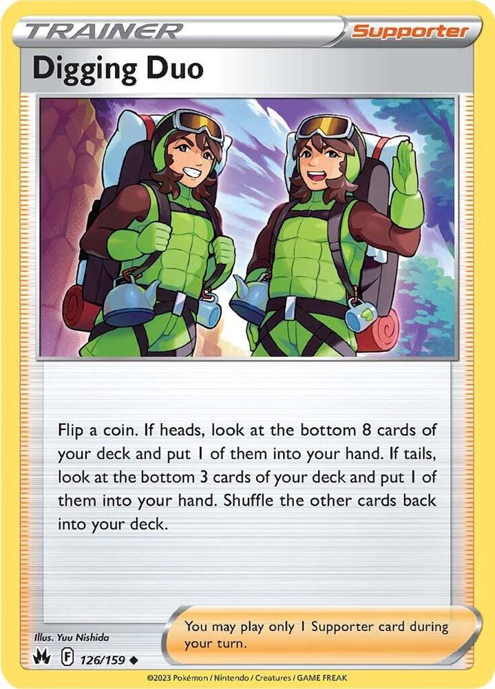Digging Duo - 126/159 Uncommon Crown Zenith