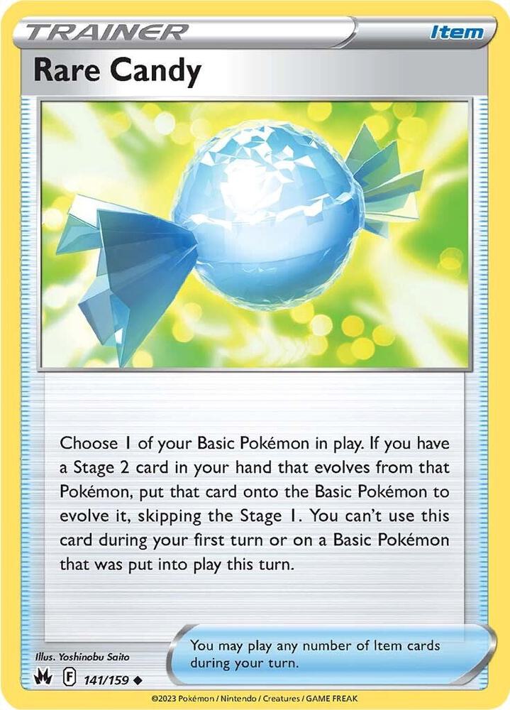 Rare Candy - 141/159 Uncommon Crown Zenith
