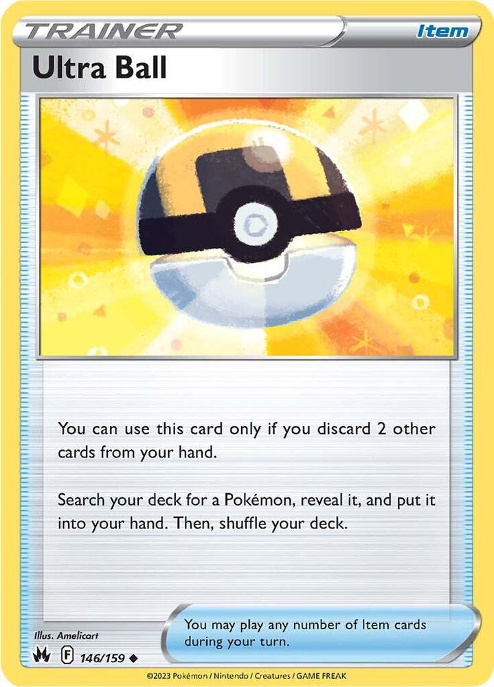 Ultra Ball - 146/159 Uncommon Crown Zenith