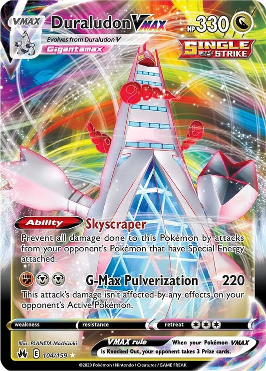 Duraludon VMAX 104/159 Ultra Rare Crown Zenith Pokémon card