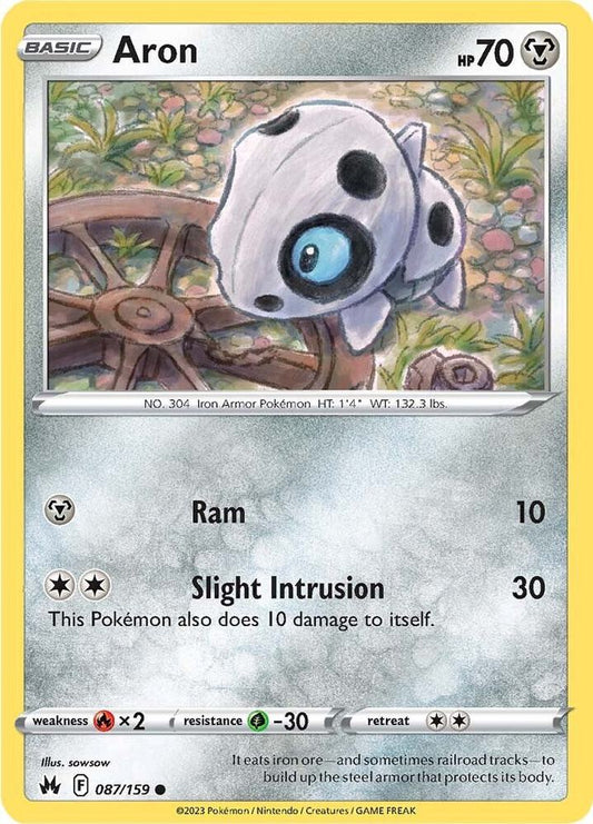 Aron - 087/159 Common Crown Zenith