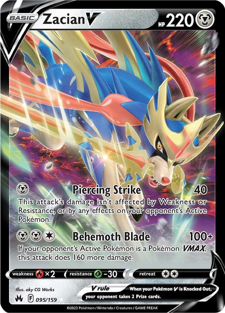 Zacian V - 095/159 Ultra Rare Crown Zenith