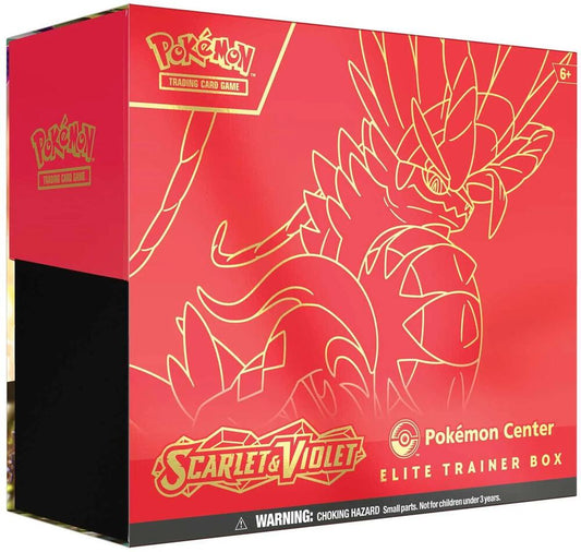 Scarlet & Violet Pokemon Center Elite Trainer Box (Exclusive) [Koraidon] Scarlet & Violet Base Set Pokémon card
