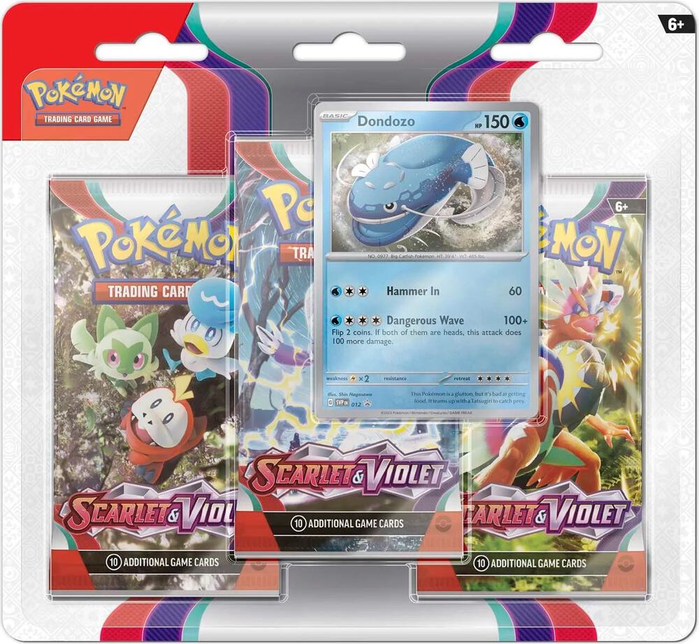 Scarlet & Violet 3 Pack Blister [Dondozo] Scarlet & Violet Base Set Pokémon card