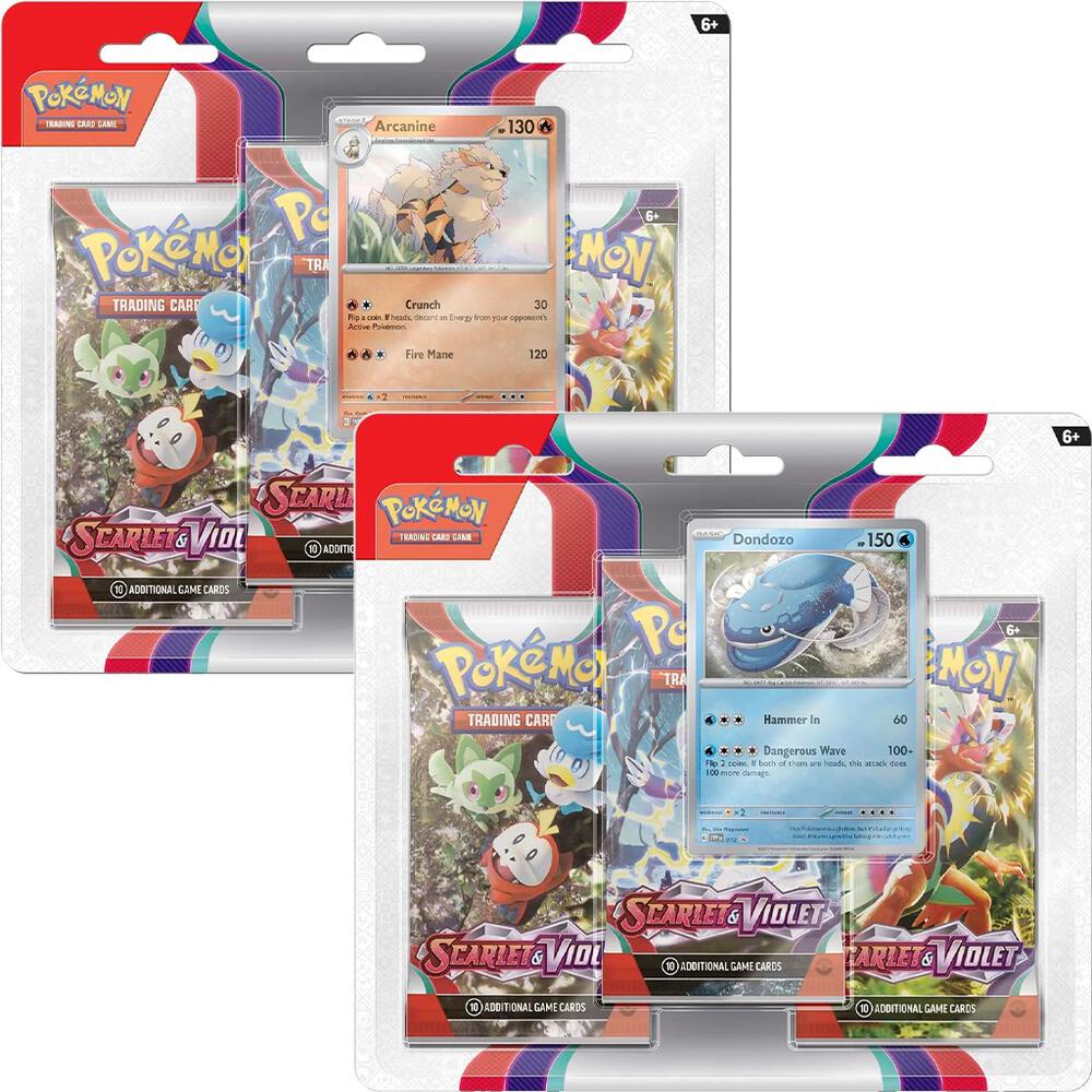 Scarlet & Violet 3 Pack Blister [Set of 2] Scarlet & Violet Base Set Pokémon card
