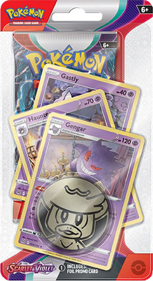 Scarlet & Violet Premium Checklane Blister [Gengar] Scarlet & Violet Base Set Pokémon card