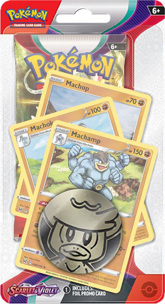 Scarlet & Violet Premium Checklane Blister [Machamp] Scarlet & Violet Base Set Pokémon card