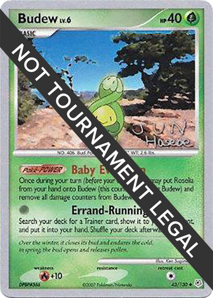 Budew - 2007 (Jun Hasebe) 43/130 Uncommon World Championship Decks Pokémon card