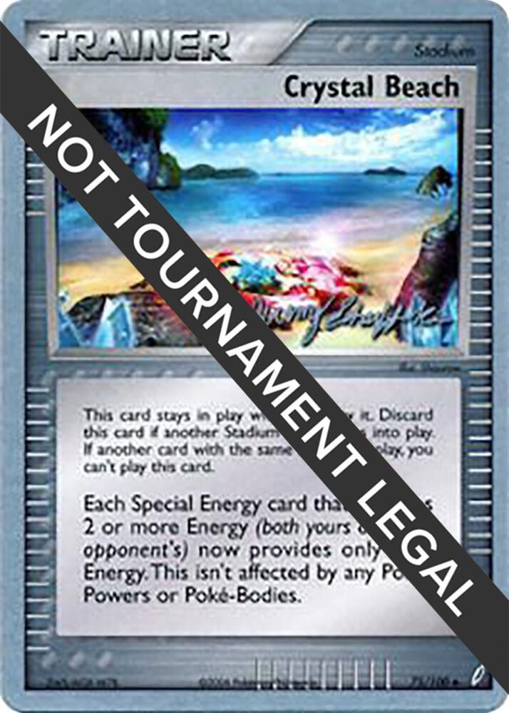 Crystal Beach - 2007 (Jeremy Scharff-Kim) 75/100 Uncommon World Championship Decks Pokémon card