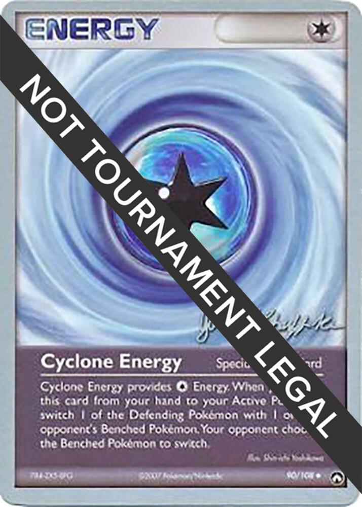Cyclone Energy - 2007 (Jeremy Scharff-Kim) 90/108 Uncommon World Championship Decks Pokémon card