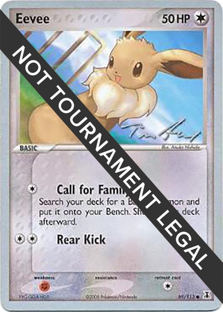 Eevee - 2007 (Tom Roos) 69/113 Common World Championship Decks Pokémon card