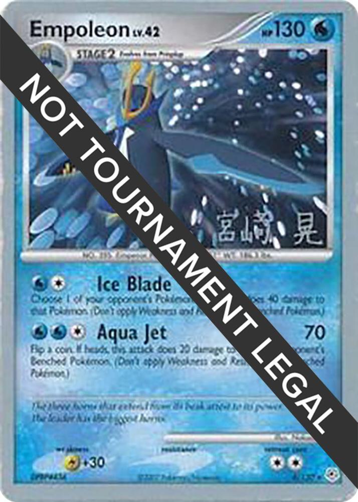 Empoleon - 2007 (Akira Miyazaki) 4/130 Rare World Championship Decks Pokémon card