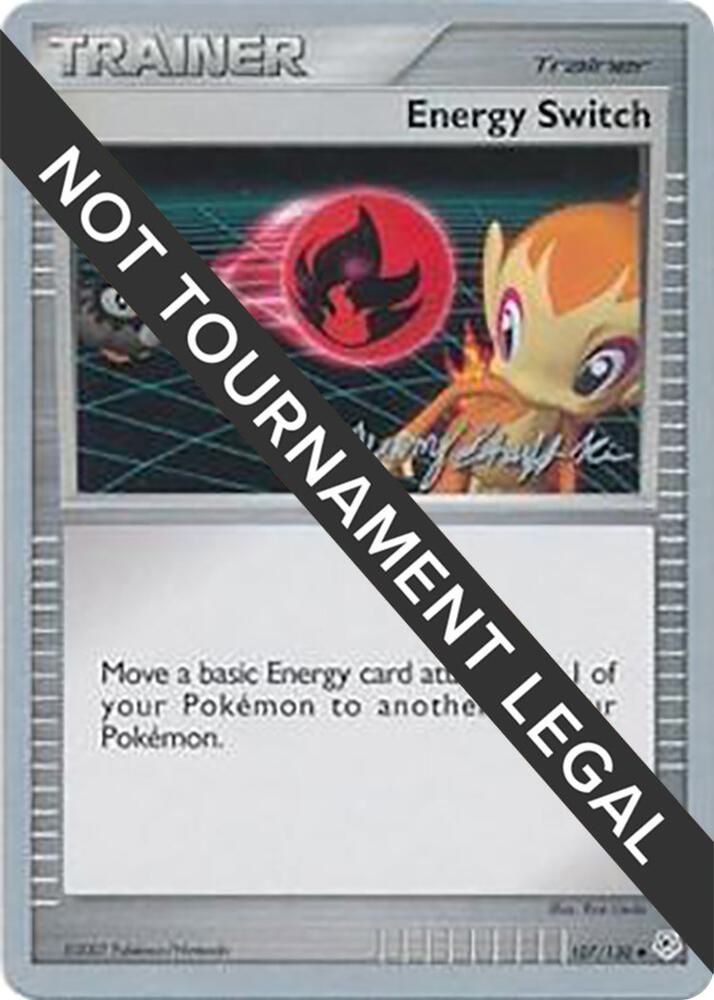 Energy Switch - 2007 (Jeremy Scharff-Kim) 107/130 Uncommon World Championship Decks Pokémon card