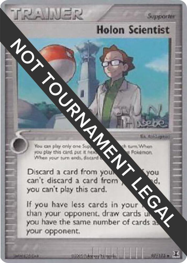 Holon Scientist - 2007 (Jun Hasebe) 97/113 Uncommon World Championship Decks Pokémon card