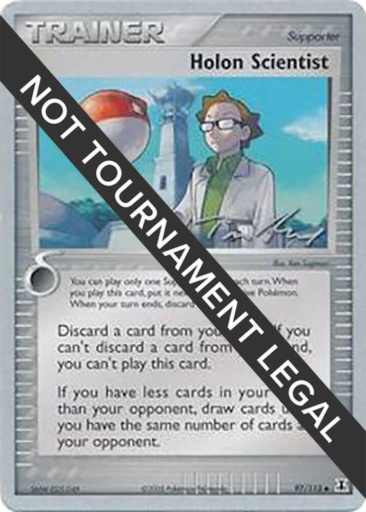 Holon Scientist - 2007 (Tom Roos) 97/113 Uncommon World Championship Decks Pokémon card