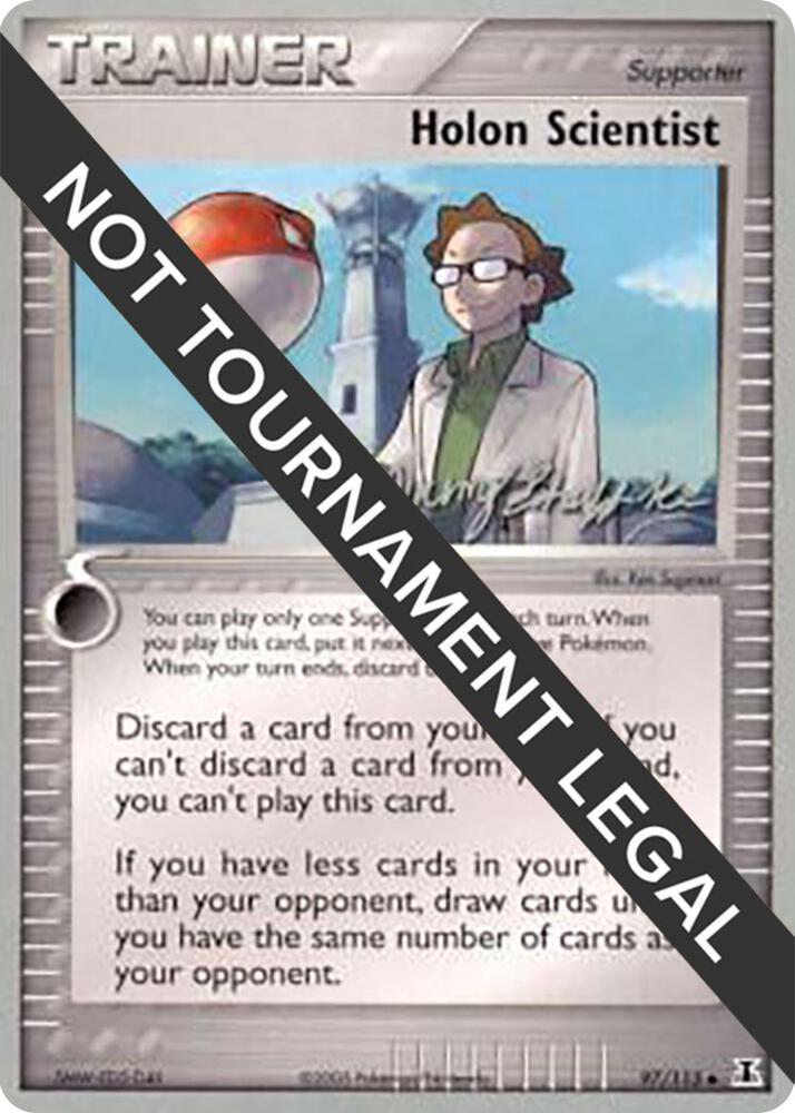 Holon Scientist - 2007 (Jeremy Scharff-Kim) 97/113 Uncommon World Championship Decks Pokémon card