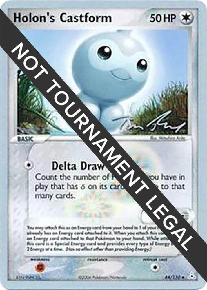Holon's Castform - 2007 (Tom Roos) 44/110 Uncommon World Championship Decks Pokémon card