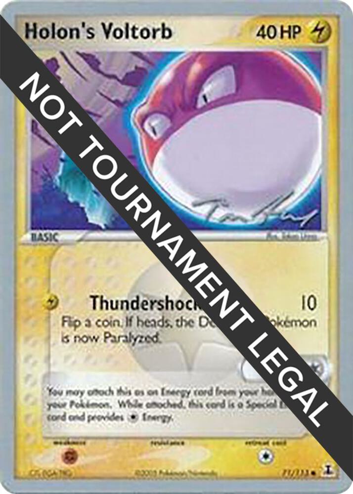 Holon's Voltorb - 2007 (Tom Roos) 71/113 Common World Championship Decks Pokémon card