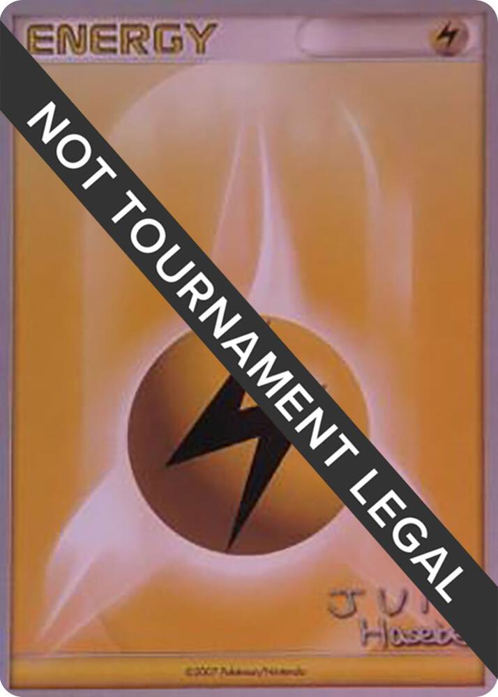 Lightning Energy - 2007 (Jun Hasebe) Common World Championship Decks Pokémon card