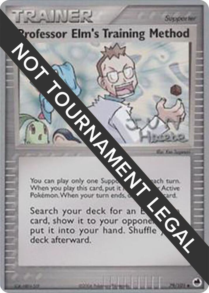 Professor Elm's Training Method - 2007 (Jun Hasebe) 79/101 Uncommon World Championship Decks Pokémon card