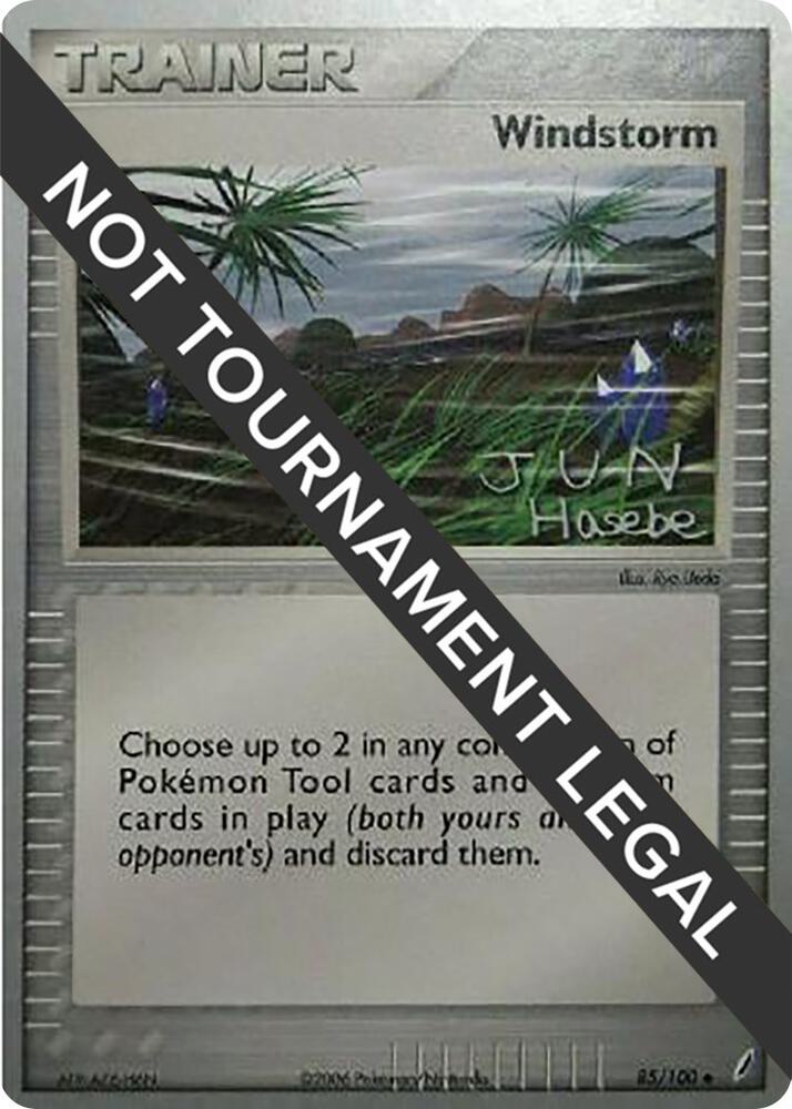 Windstorm - 2007 (Jun Hasebe) 85/100 Uncommon World Championship Decks Pokémon card