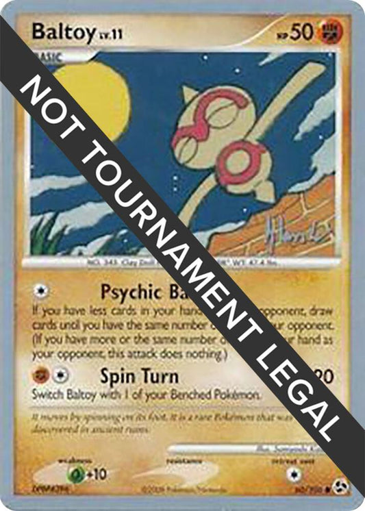 Baltoy - 2008 (Dylan Lefavour) - 60/106 Common World Championship Decks