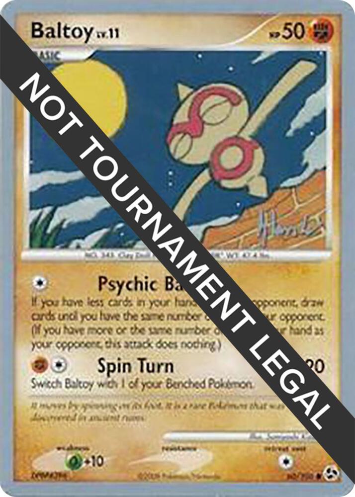 Baltoy - 2008 (Dylan Lefavour) 60/106 Common World Championship Decks Pokémon card