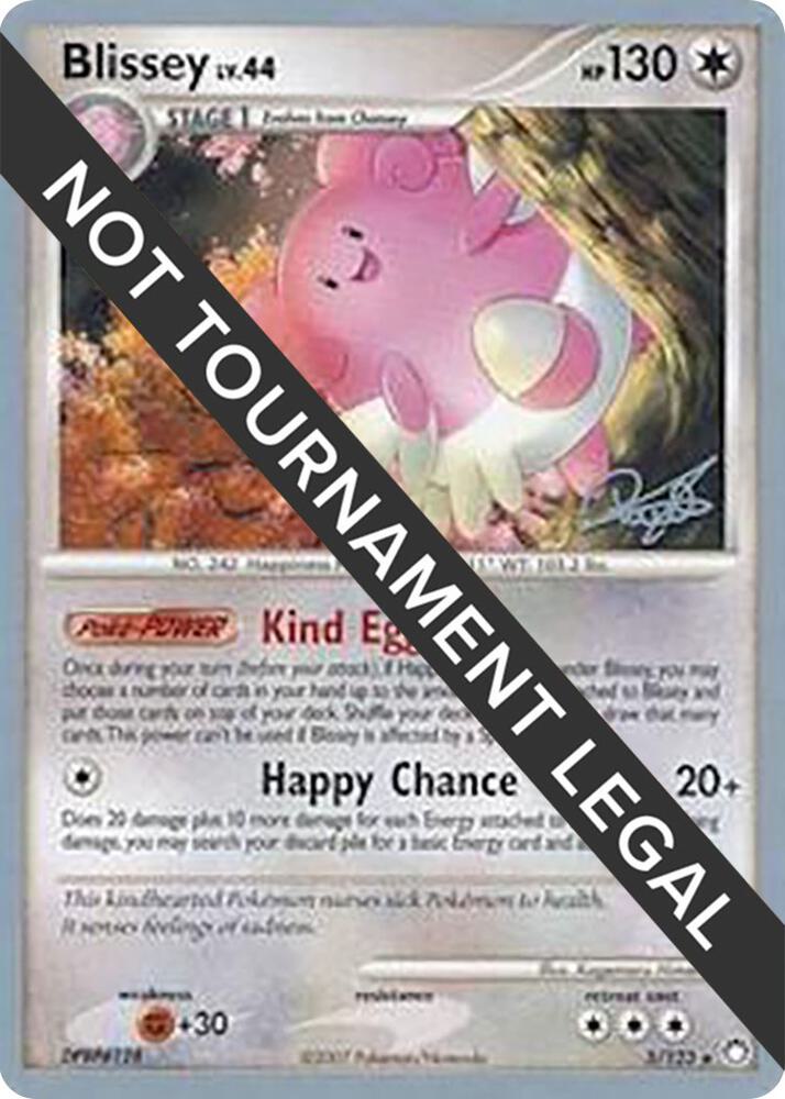 Blissey - 2008 (Paul Atanassov) 5/123 Rare World Championship Decks Pokémon card