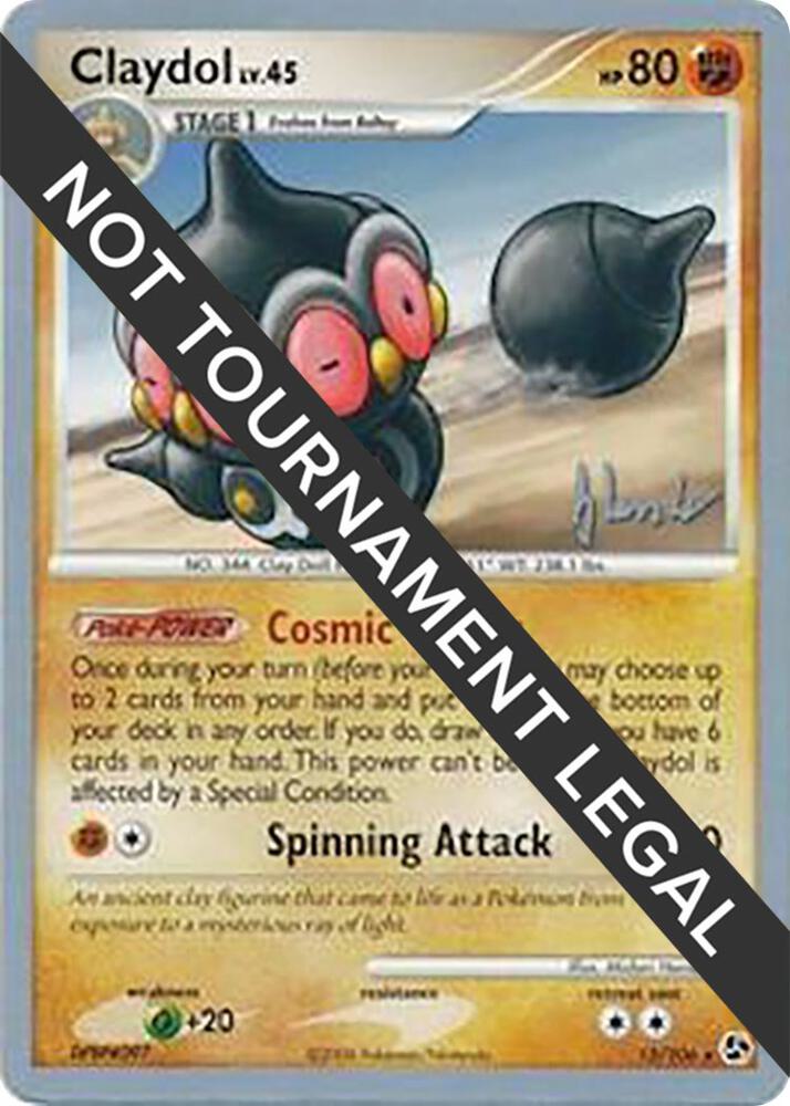 Claydol - 2008 (Dylan Lefavour) 15/106 Rare World Championship Decks Pokémon card