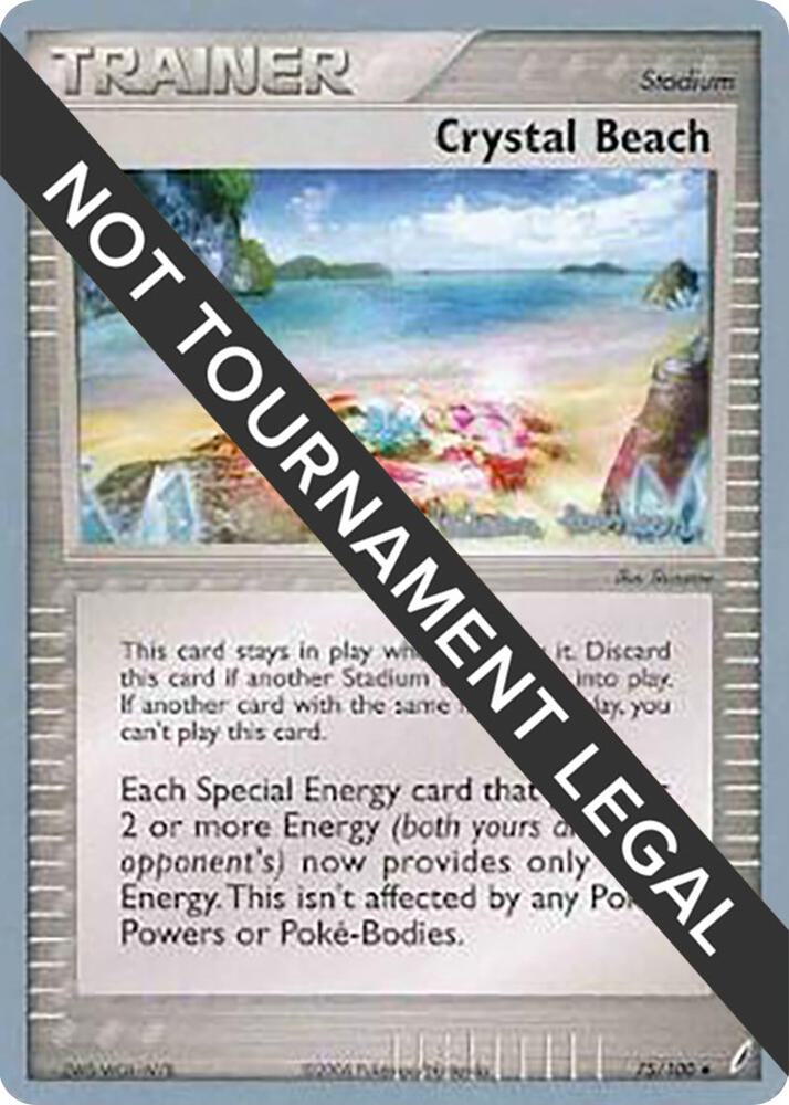 Crystal Beach - 2008 (Tristan Robinson) 75/100 Uncommon World Championship Decks Pokémon card