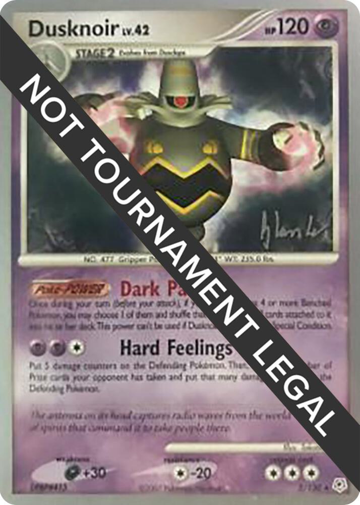 Dusknoir - 2008 (Dylan Lefavour) 2/130 Holo Rare World Championship Decks Pokémon card