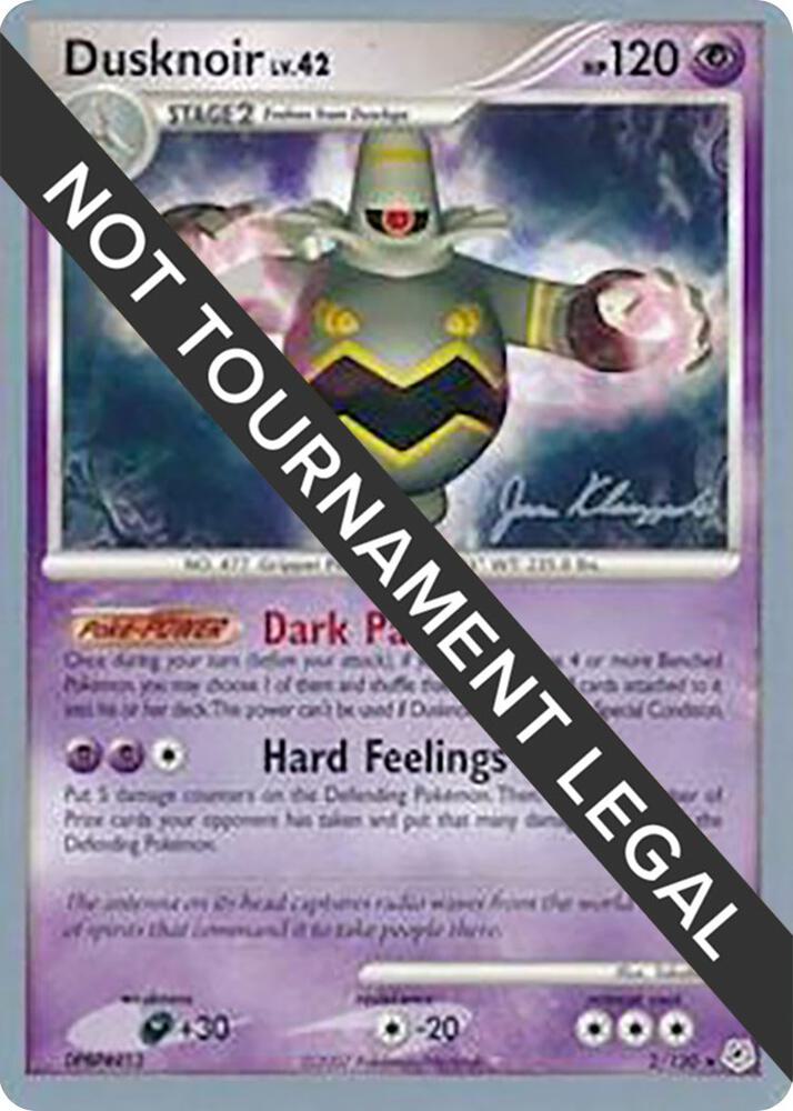 Dusknoir - 2008 (Jason Klaczynski) 2/130 Holo Rare World Championship Decks Pokémon card