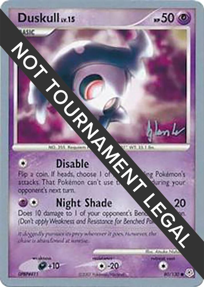Duskull - 2008 (Dylan Lefavour) 80/130 Common World Championship Decks Pokémon card