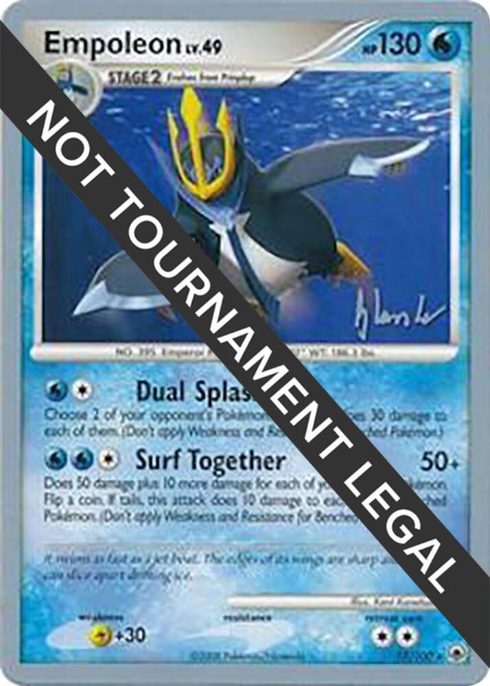 Empoleon - 2008 (Dylan Lefavour) 17/100 Rare World Championship Decks Pokémon card