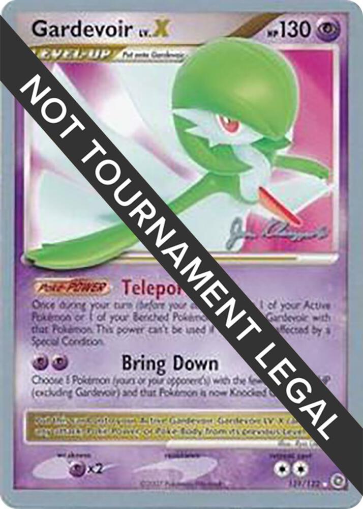 Gardevoir LV.X - 2008 (Jason Klaczynski) 131/132 Ultra Rare World Championship Decks Pokémon card