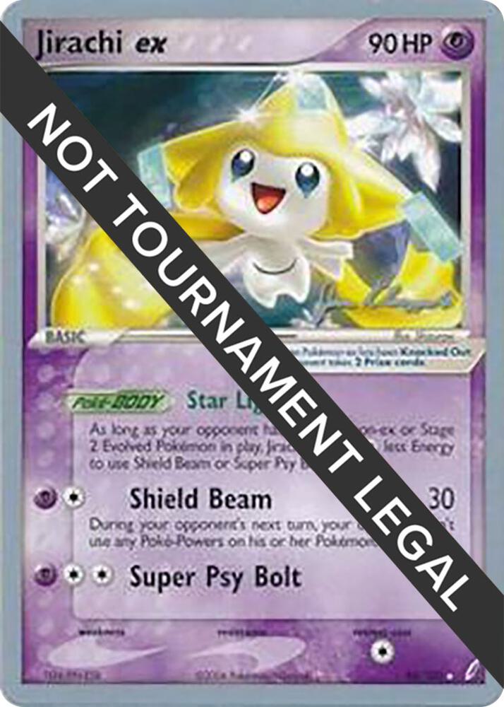 Jirachi ex - 2008 (Jason Klaczynski) 94/100 Rare World Championship Decks Pokémon card