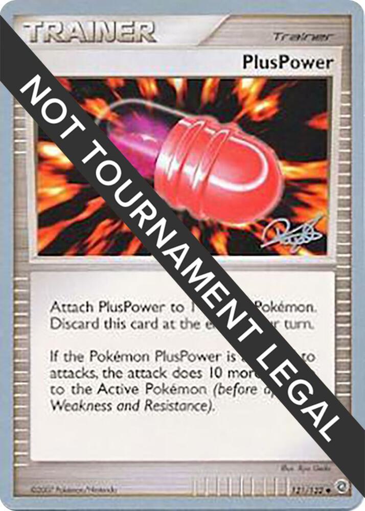 PlusPower - 2008 (Paul Atanassov) 121/132 Uncommon World Championship Decks Pokémon card