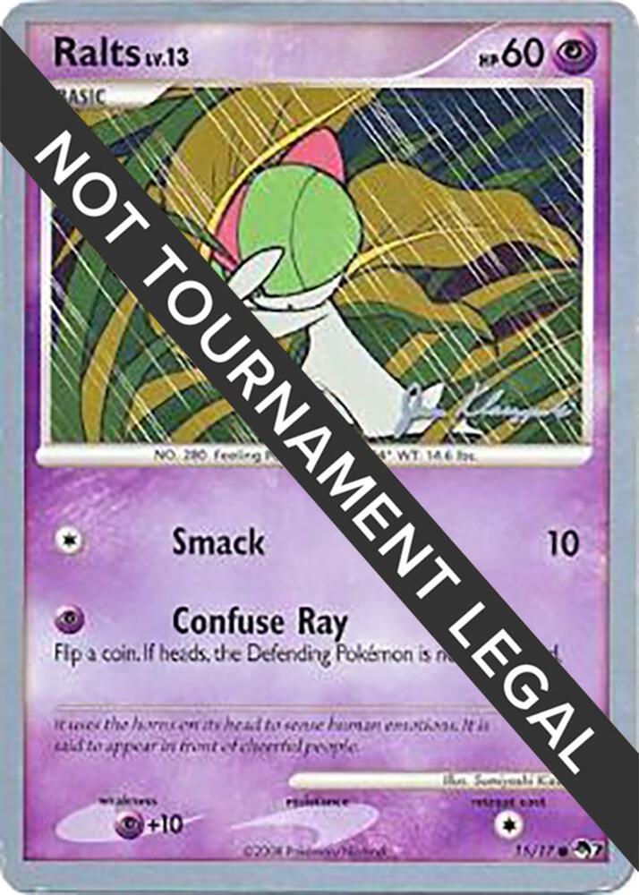 Ralts (15) - 2008 (Jason Klaczynski) - 15/17 Common World Championship Decks